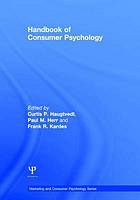 Handbook of consumer psychology