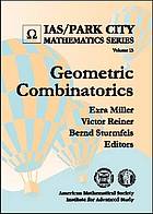 Geometric combinatorics