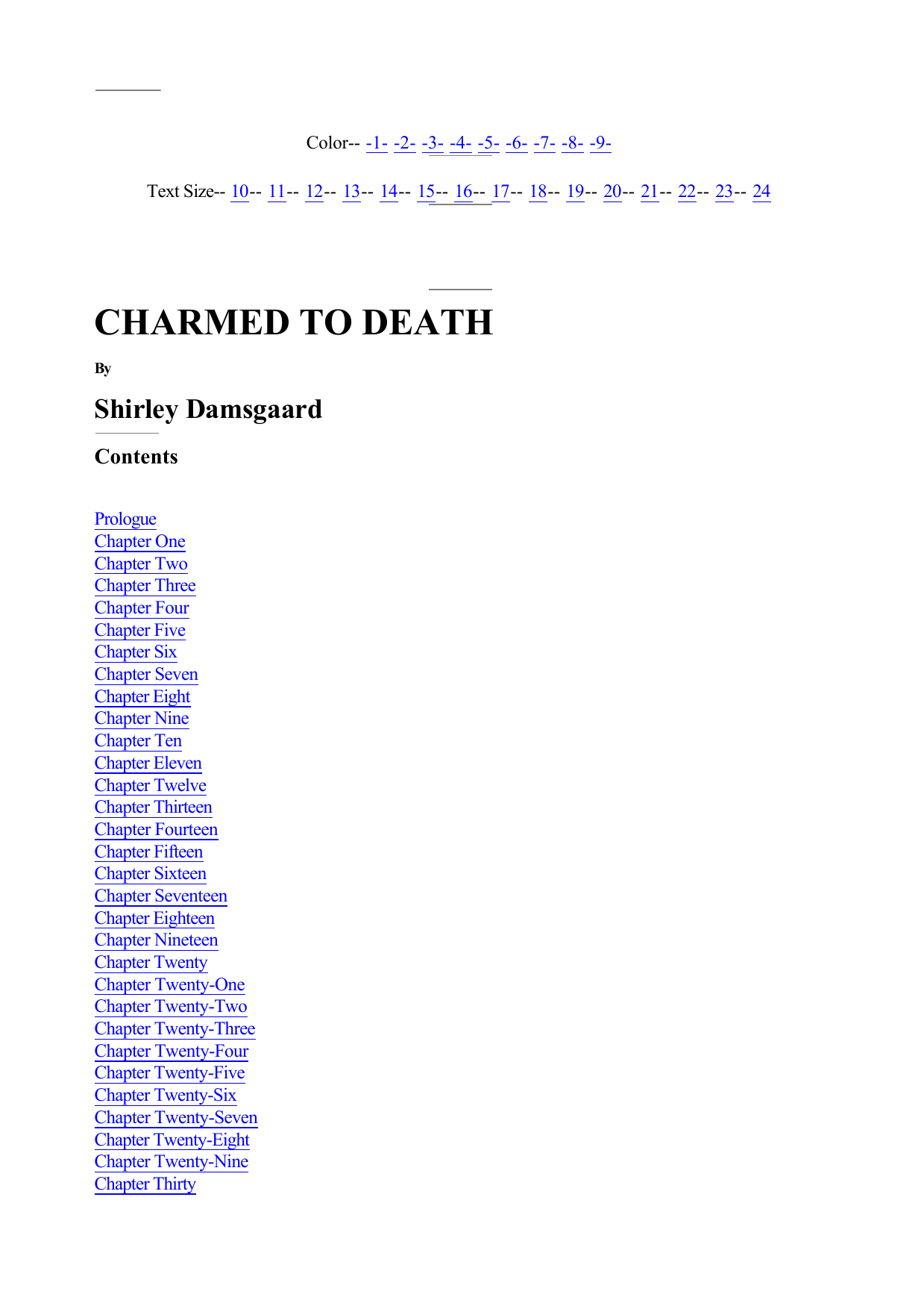 Charmed to Death