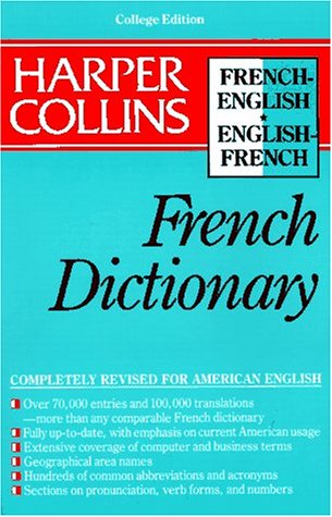 Harper Collins French Dictionary/French-English English-French