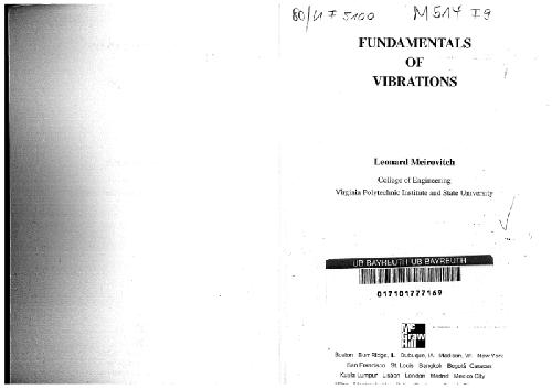 Fundamentals of Vibrations