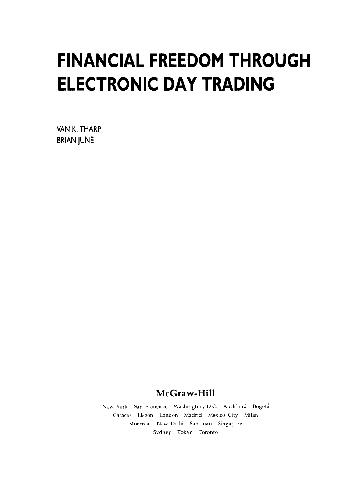 Financial Freedom Through Electronic Day Trading