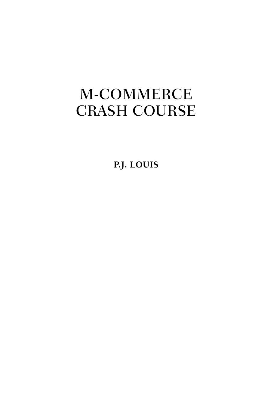 M-Commerce Crash Course