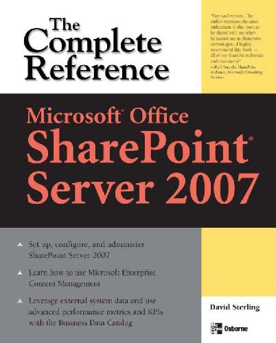 Microsoft(r) Office Sharepoint(r) Server 2007
