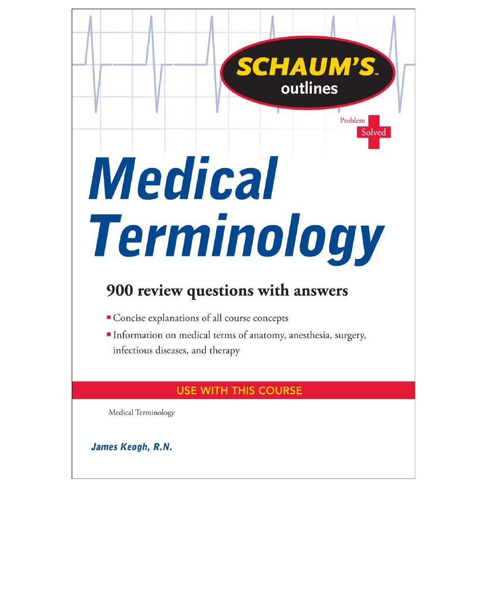 Schaum's Outline of Medical Terminology