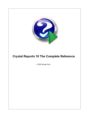 Crystal Reports 10