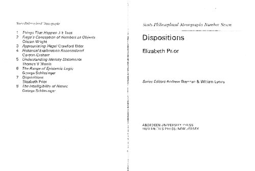 Dispositions