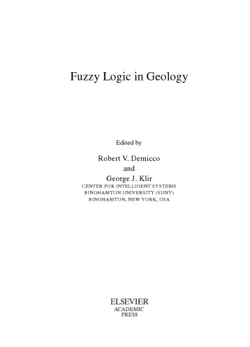 Fuzzy Logic in Geology