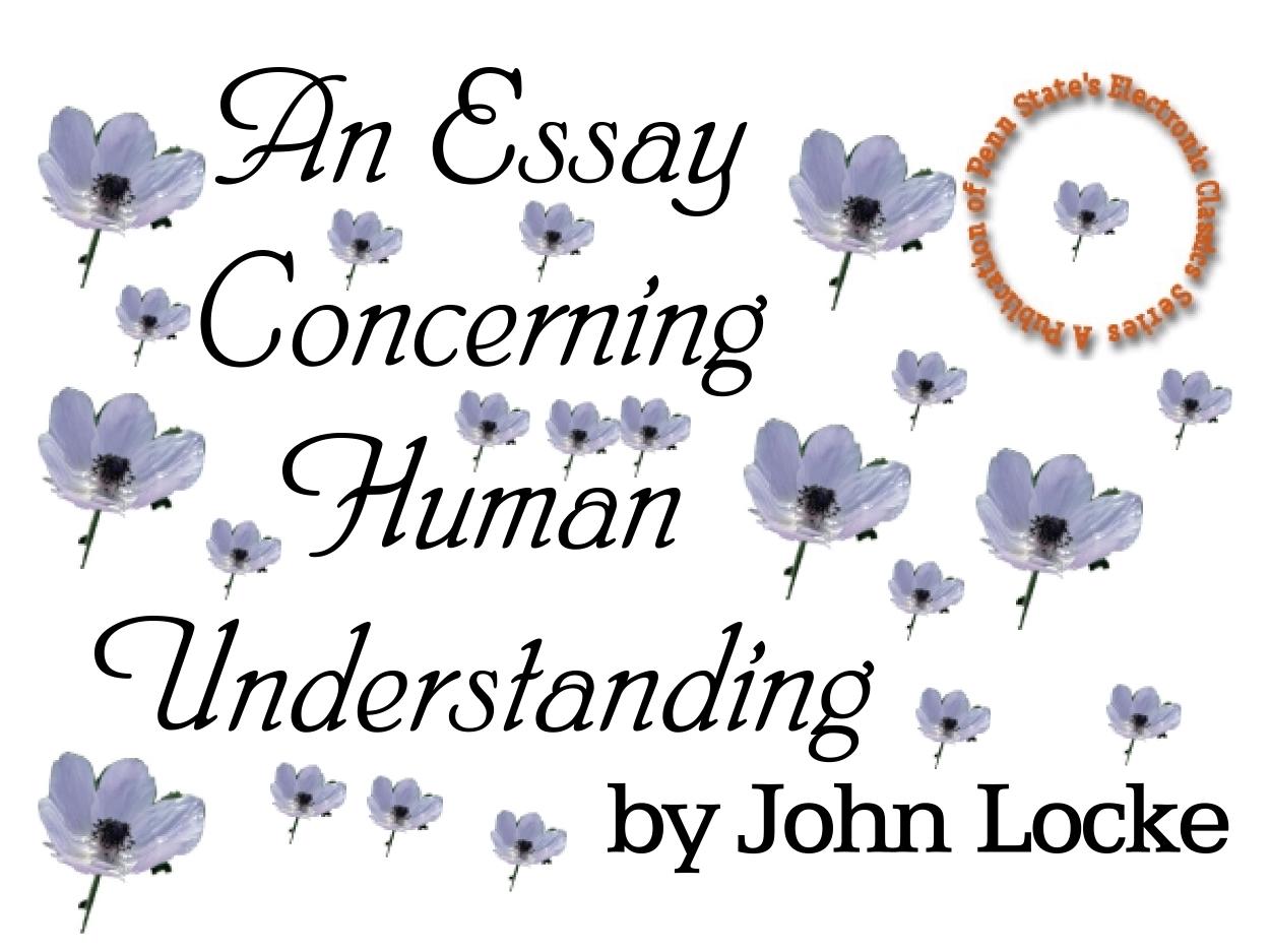 An Essay Concerning Human Understanding