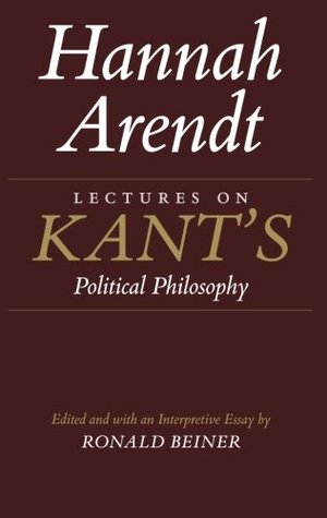 Lectures on Kant's Political Philosophy