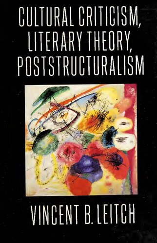 Cultural Criticism, Literary Theory, Poststructuralism