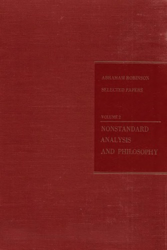 Selected Papers of Abraham Robinson