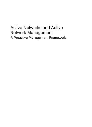 Active Networks and Active Network Management