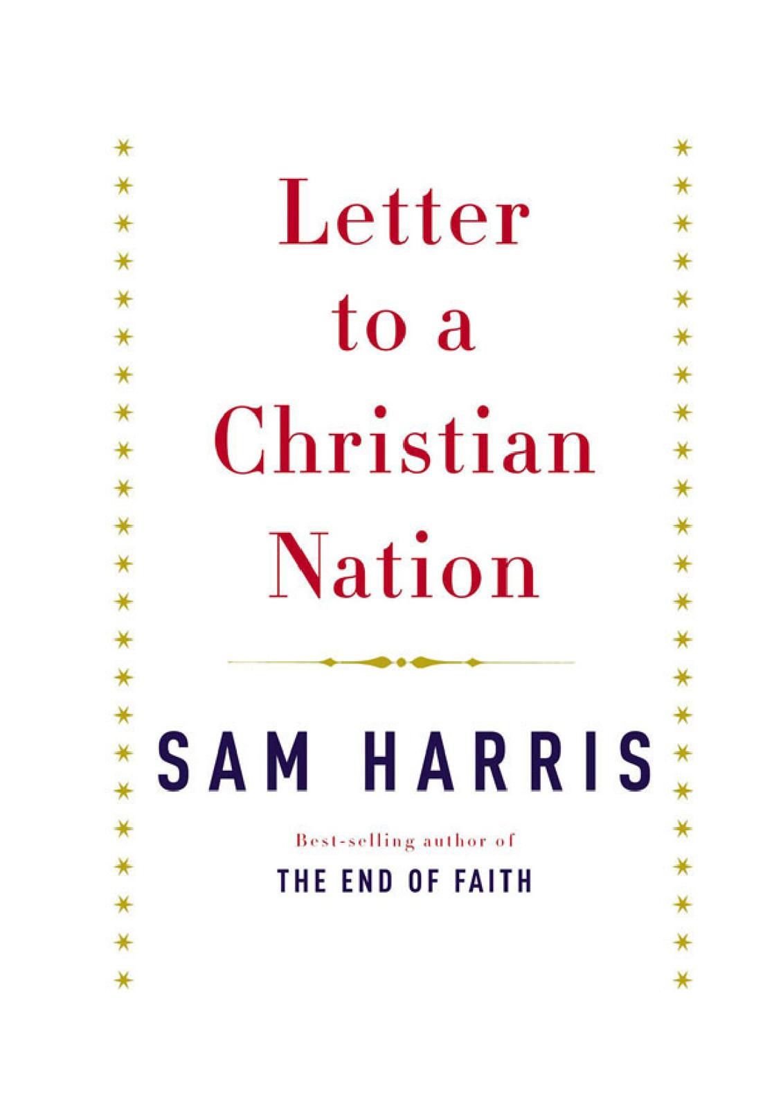 Letter to a Christian Nation