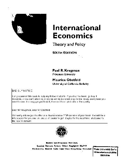 International Economics