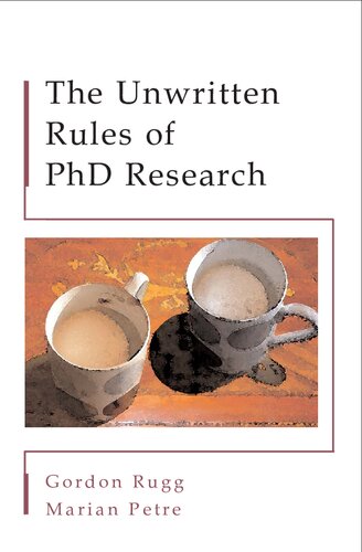 The Unwritten Rules of Ph.D. Research