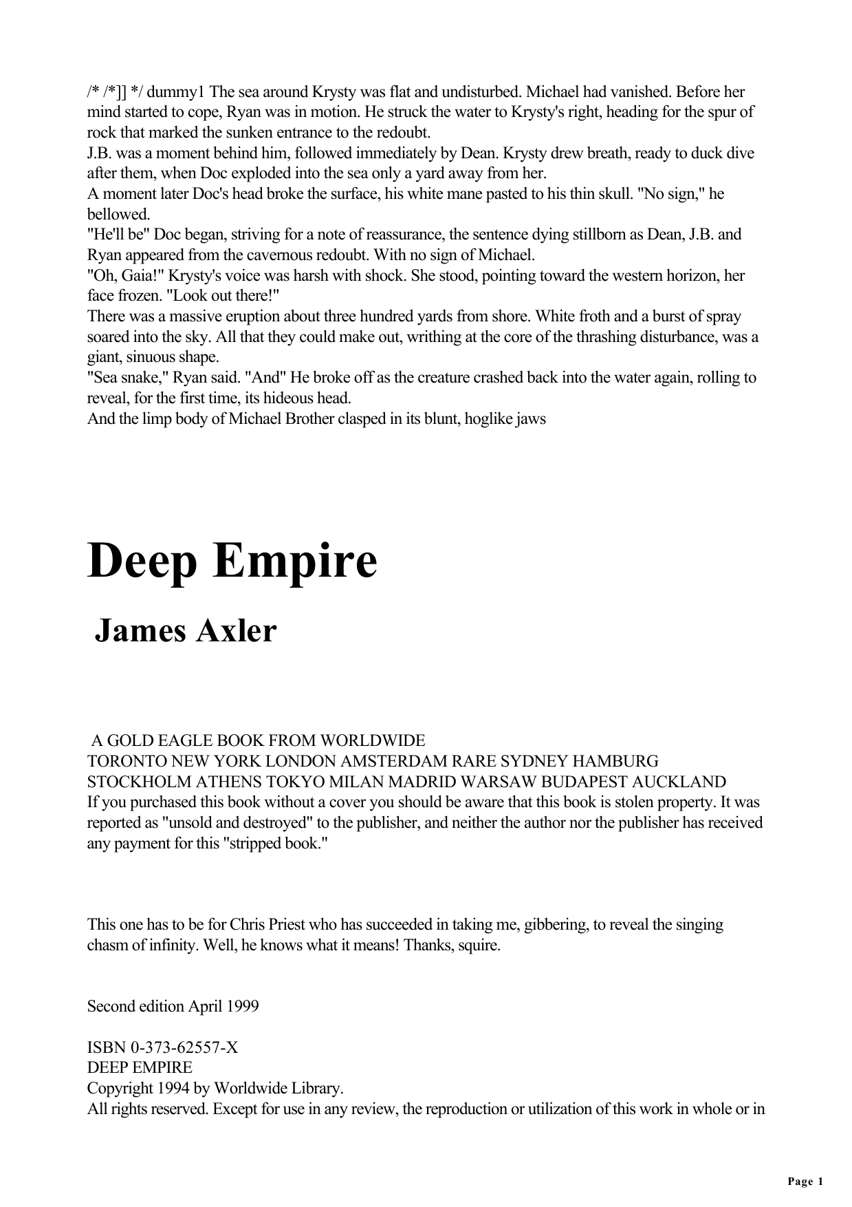 Deep Empire