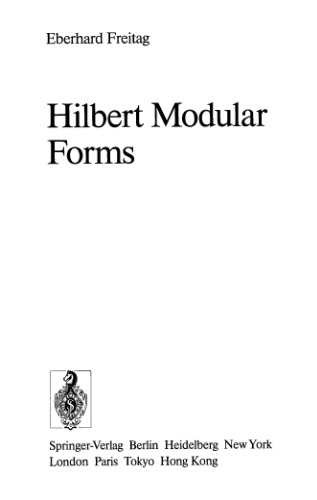 Hilbert's Modular Forms