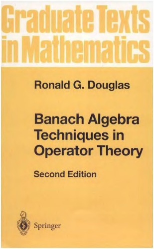 Banach Algebra Techniques in Operator Theory