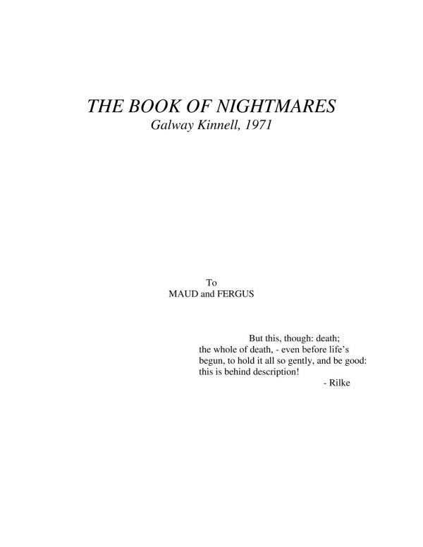 The Book of Nightmares