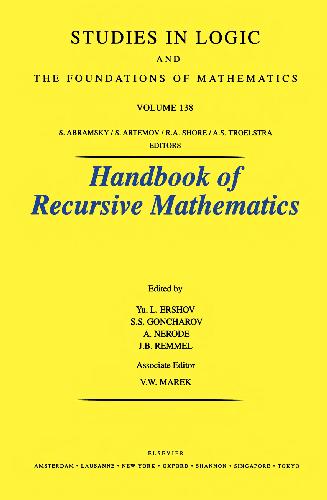 Handbook of Recursive Mathematics, Volume 1