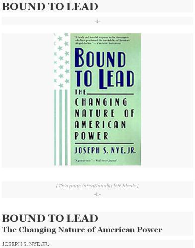 Bound to Lead