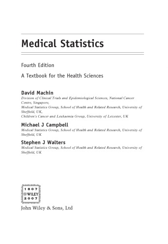 Medical Statistics