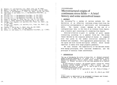 Recent Developments In Structured Continua