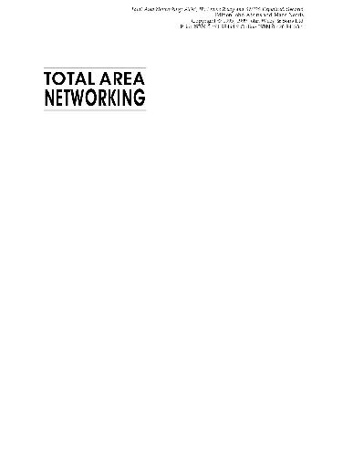 Total Area Networking (Second Edition)