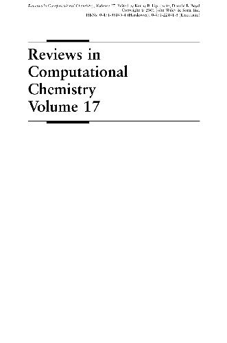 Reviews in computational chemistry. Volume 17