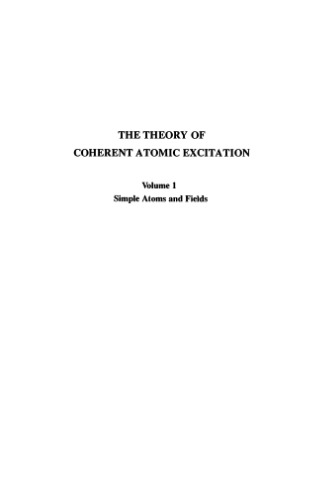 The Theory Of Coherent Atomic Excitation
