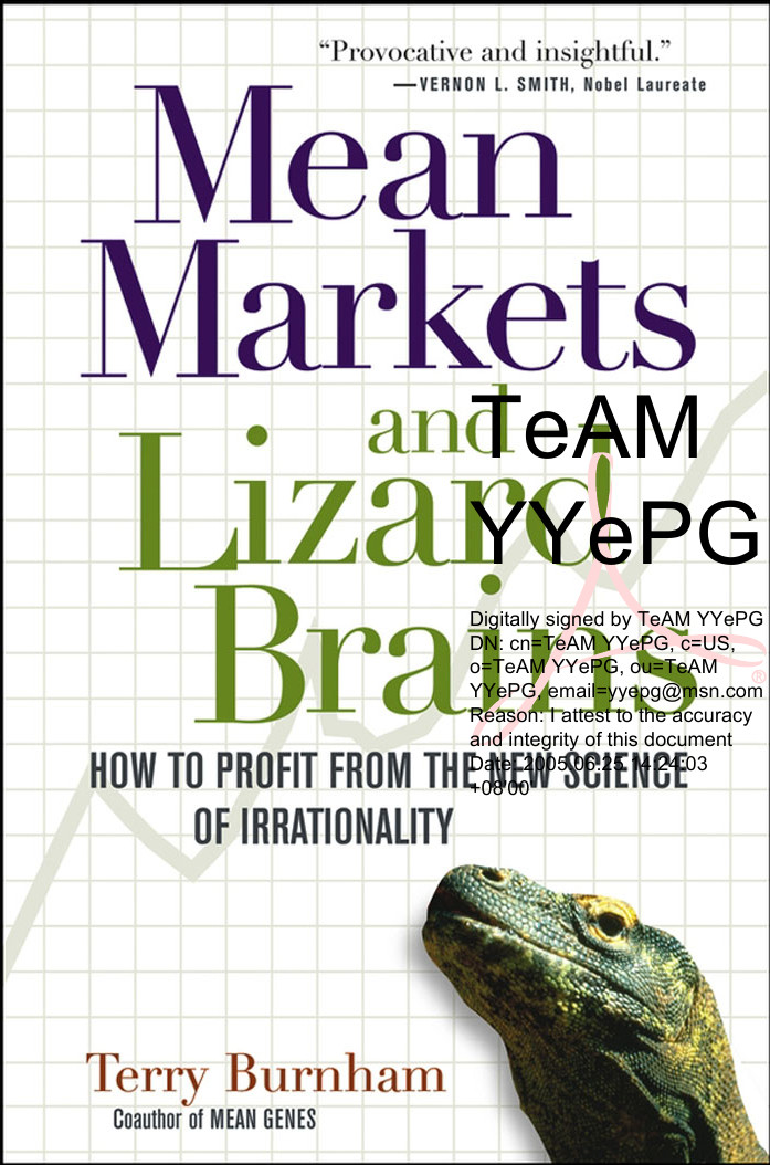 Mean Markets and Lizard Brains