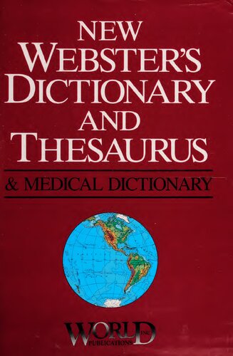 Webster's Desk Dictionary/ Roget's Thesaurus