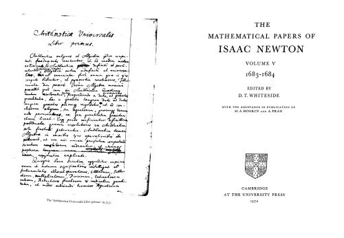 The Mathematical Papers of Isaac Newton