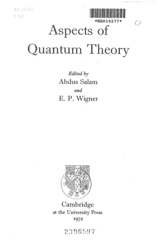 Aspects of Quantum Theory