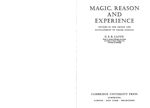 Magic, Reason, And Experience