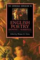 The Cambridge Companion To English Poetry