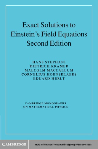 Exact Solutions of Einstein's Field Equations