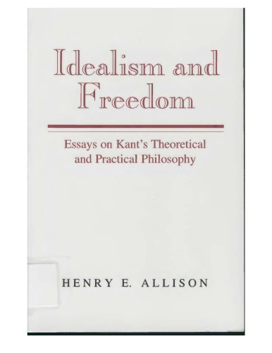 Idealism and Freedom