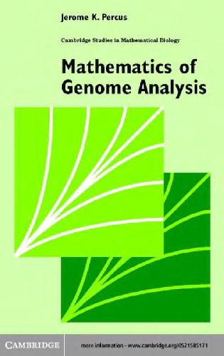 Mathematics of Genome Analysis