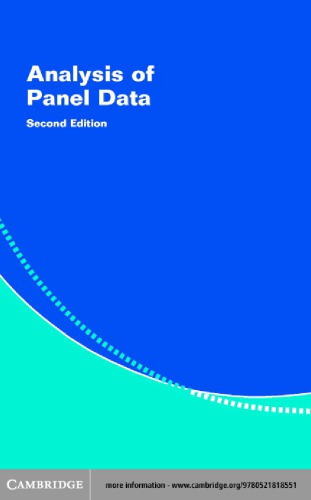 Analysis of Panel Data