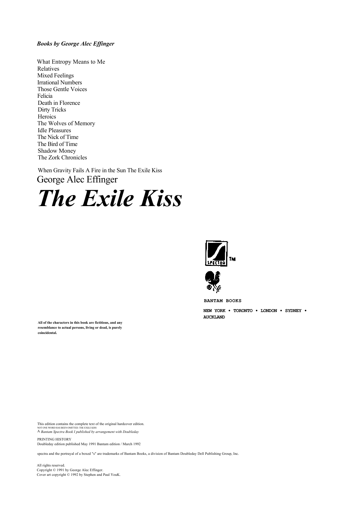 The Exile Kiss