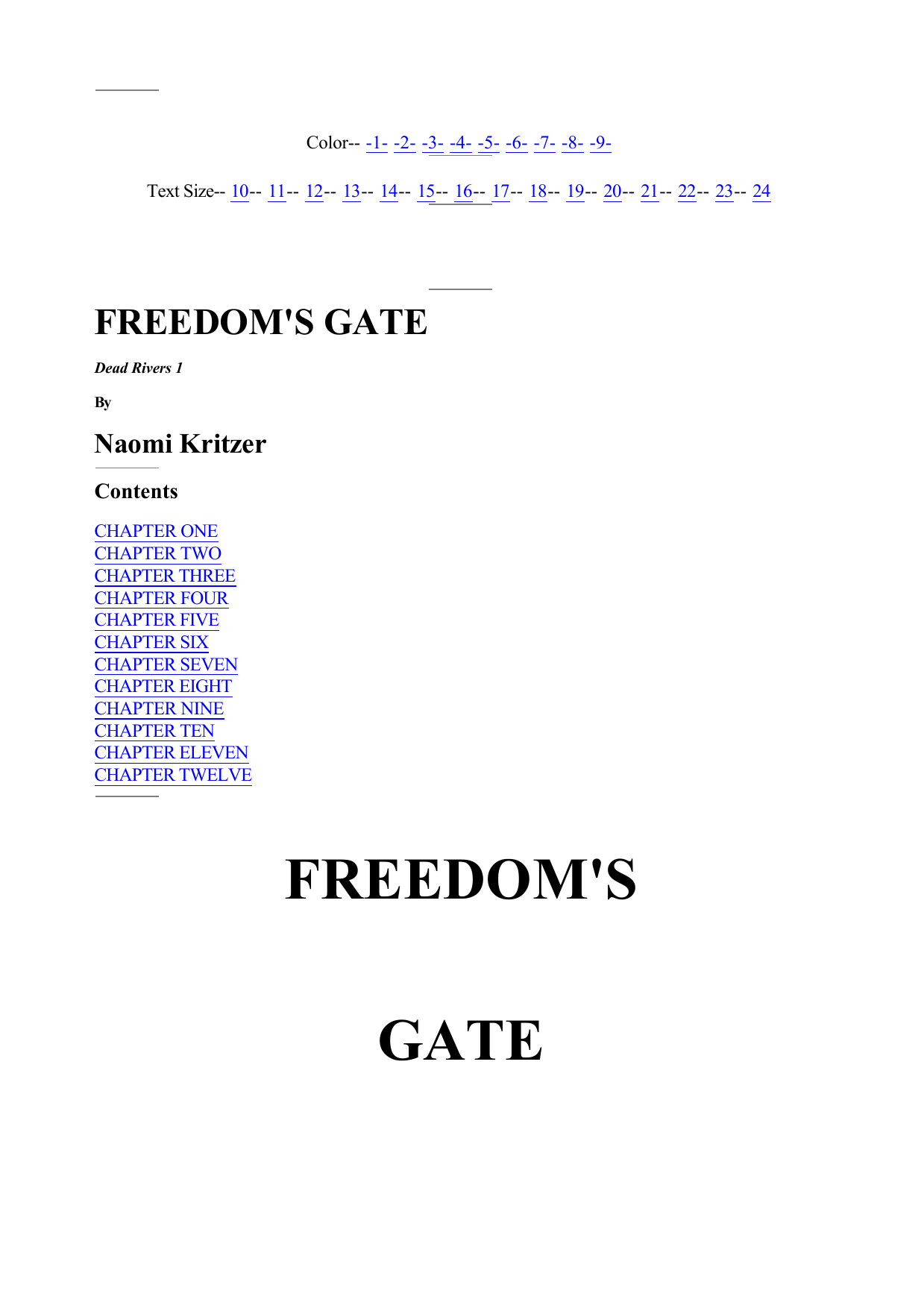 Freedom's Gate