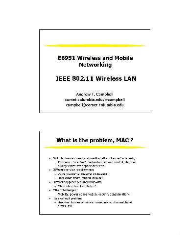 Local and Metropolitan Area Networks-Specific Requirements-Part 11