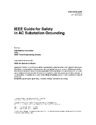 IEEE guide for safety in AC substation grounding