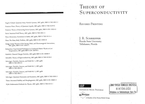 Theory Of Superconductivity