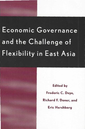 Economic Governance and the Challenge of Flexibility in East Asia