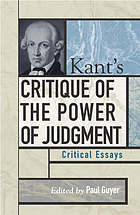 Kant's Critique Of The Power Of Judgment