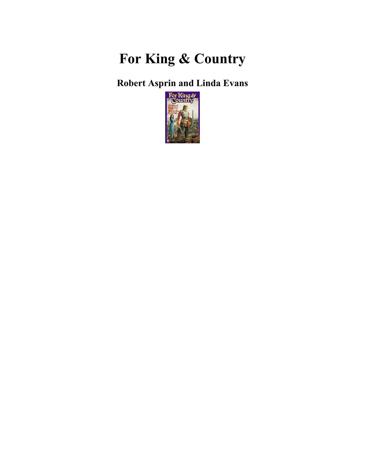 For Kings &amp; Country