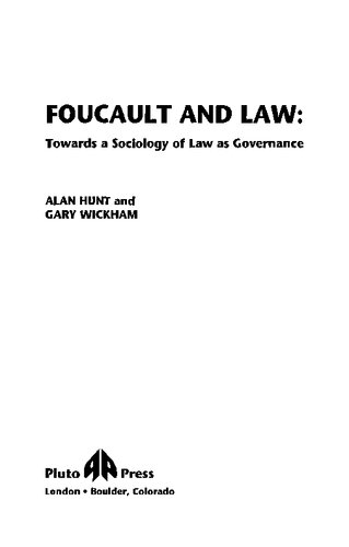 Foucault and Law